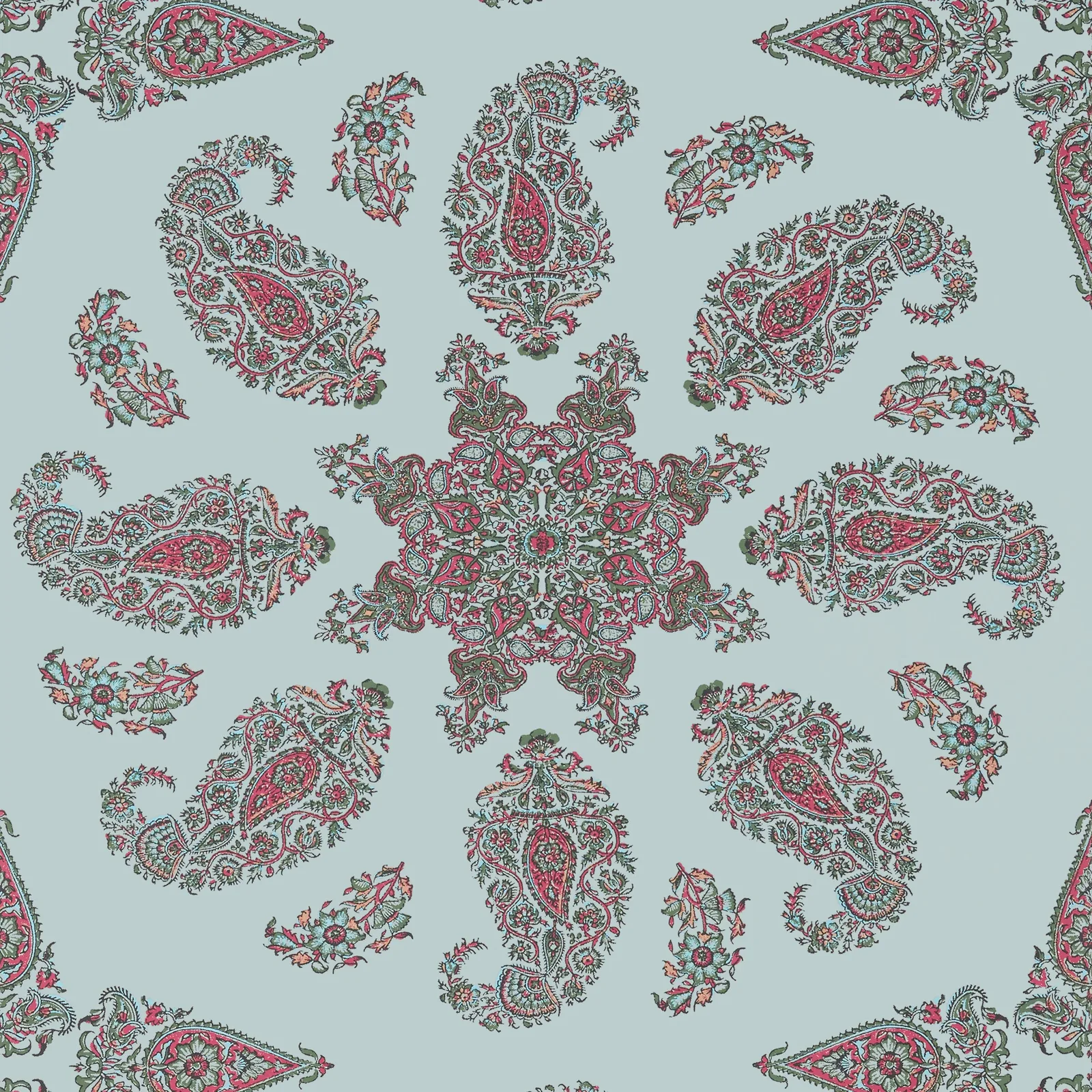 EAST INDIA - Raspberry and Teal. Фото 1 из 1