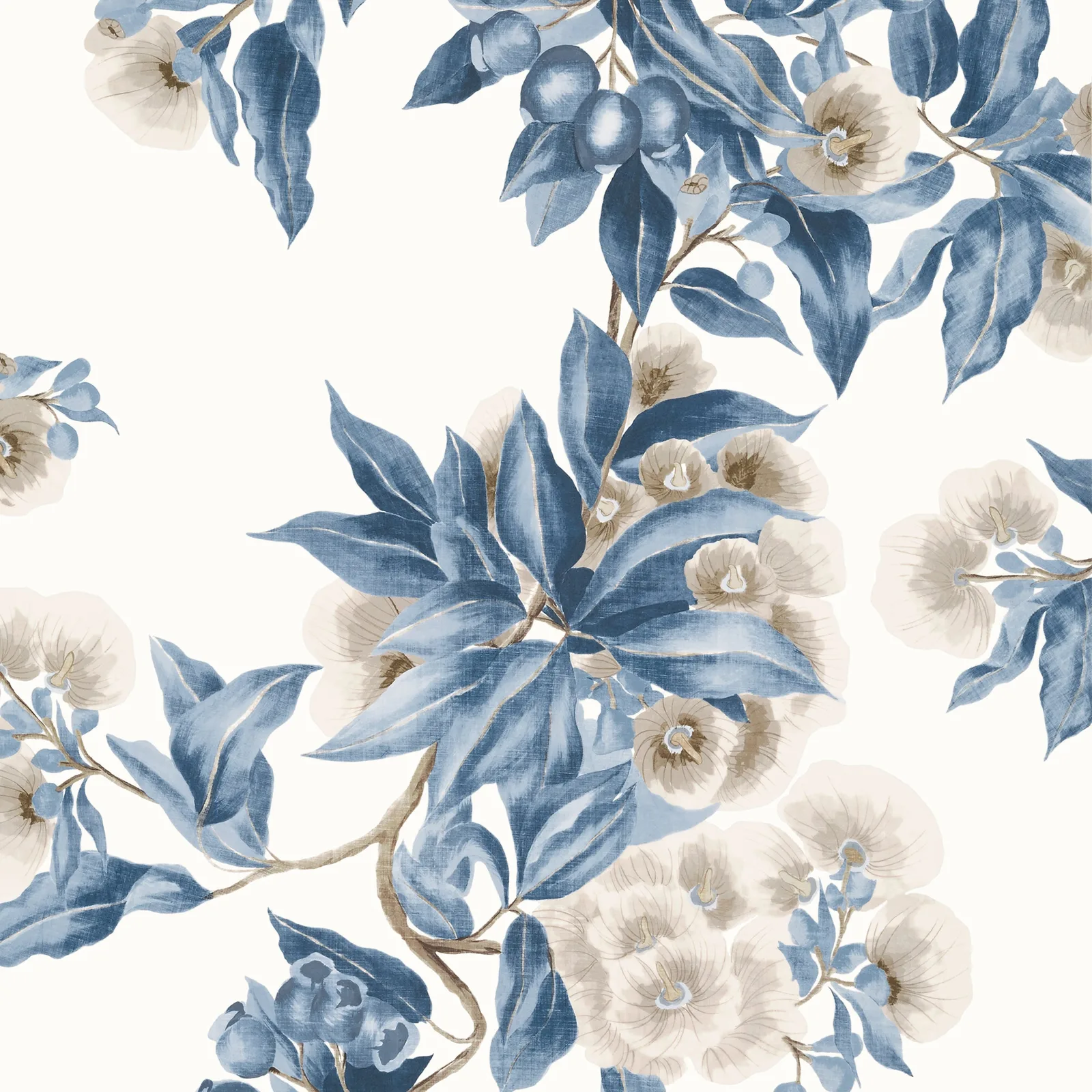 CAMELLIA GARDEN - Navy and Linen. Фото 1 из 1