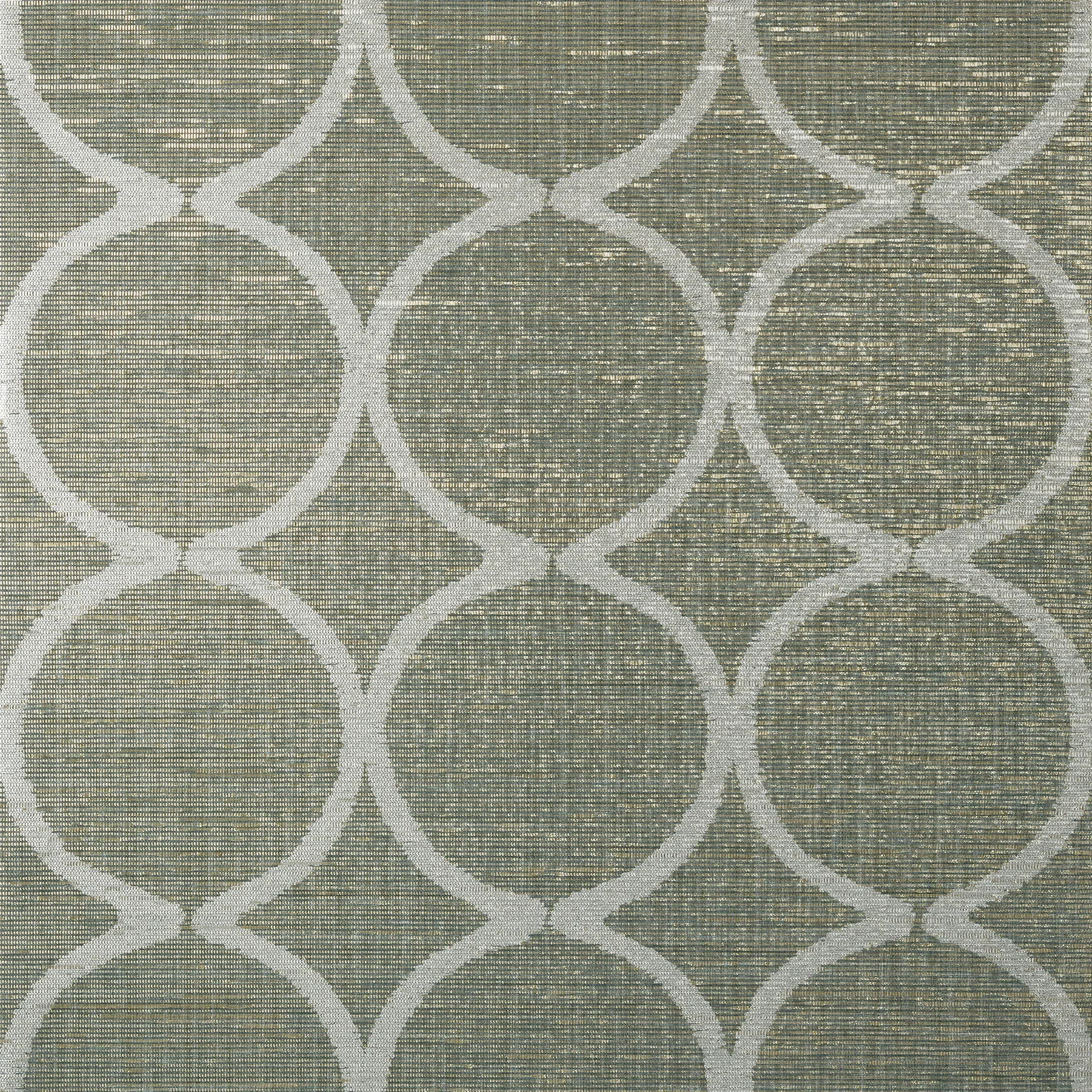 WATERCOURSE - Metallic Silver on Aqua AT7948