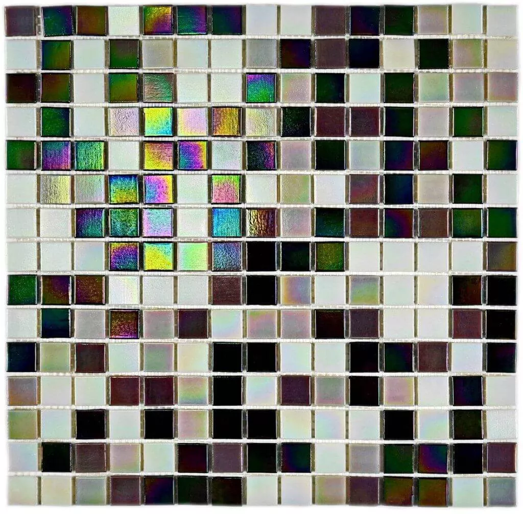 Мозаика Bonaparte Mosaics Pandora 20, 29.8x29.8, моноколор, мультиколор, глянцевая