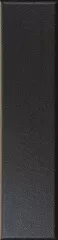 Настенная плитка Equipe Matelier Volcanic Black, 7.5x30, метро/кабанчик, чёрная, матовая