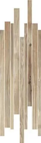 Декор Hi-Wood of Cerim Walnut Mod. Lis. Sfal. Luc, 15x40, под дерево, бежевый, полированный