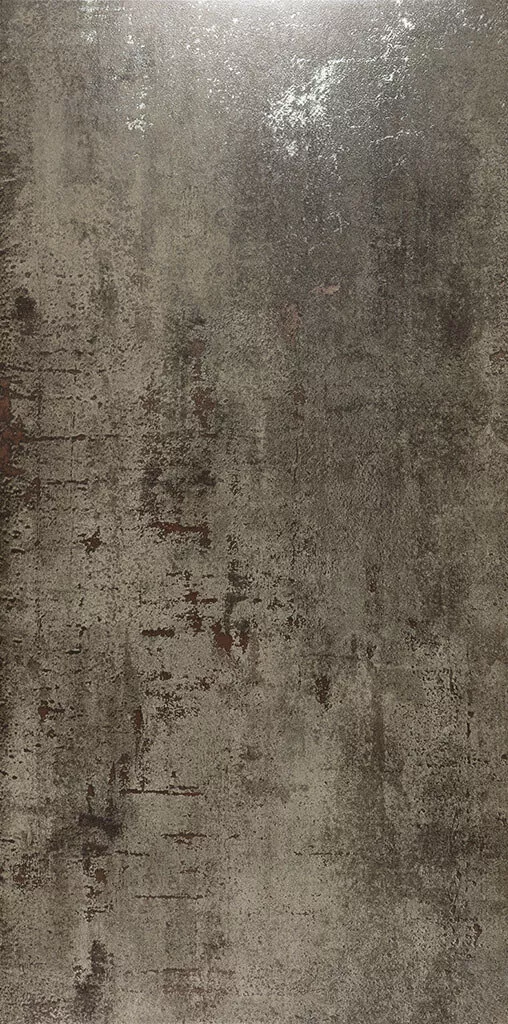 Напольная плитка Tau Ceramica Metal Steel, 60x120, под металл, коричневая, матовая