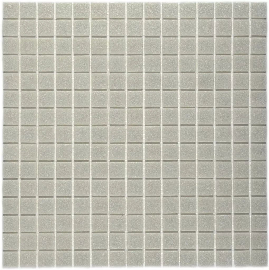 Мозаика Bonaparte Mosaics Light grey, 32.7x32.7, моноколор, серая, матово-глянцевая