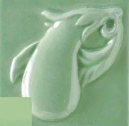 Декор Ceramica Grazia Listelli Melanzana Laguna, 6.5x6.5, кухонная тематика, зелёный, глянцевый