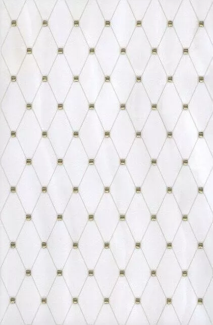 Декор Kerama Marazzi Летний сад Светлый AD/A313/8259, 20x30, геометрия, белый, глянцевый