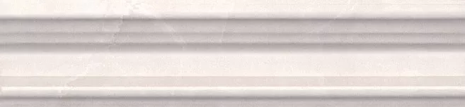 Бордюр Kerama Marazzi Баккара Багет Бежевый Глянцевый, 5x20, под мрамор, бежевый, глянцевый