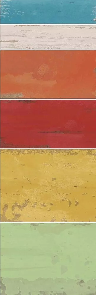 Декор ABK Dolphin Snip Paint Mix6 x20, 15x20, под дерево, мультиколор, матовый