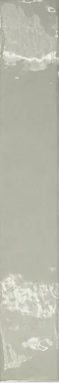 Настенная плитка Equipe Country Mist Green, 6.5x40, моноколор, серая, глянцевая