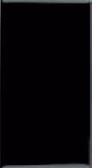 Настенная плитка Adex Neri Liso PB Negro, 7.5x15, моноколор, чёрная, глянцевая