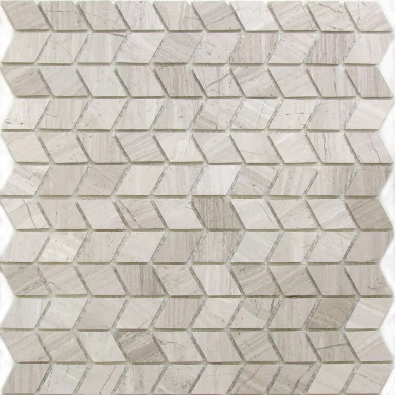 Мозаика Bonaparte Mosaics Tibet, 27.5x28.7, под травертин, бежевая, полированная