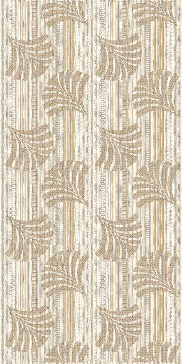 Декор Azori Romanico Gingko, 31.5x63, под обои, бежевый, матовый