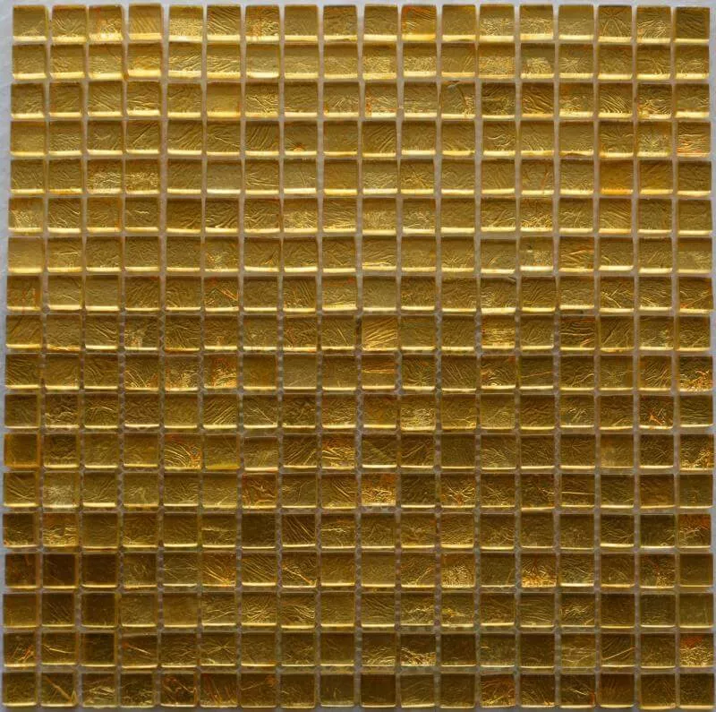 Мозаика Bonaparte Mosaics Classik Gold, 30x30, под камень, золотая, глянцевая