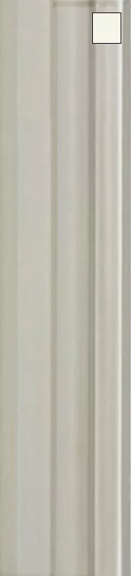 Бордюр Ceramica Grazia New Classic Toro Shell, 5.5x26, под обои, бежевый, глянцевый