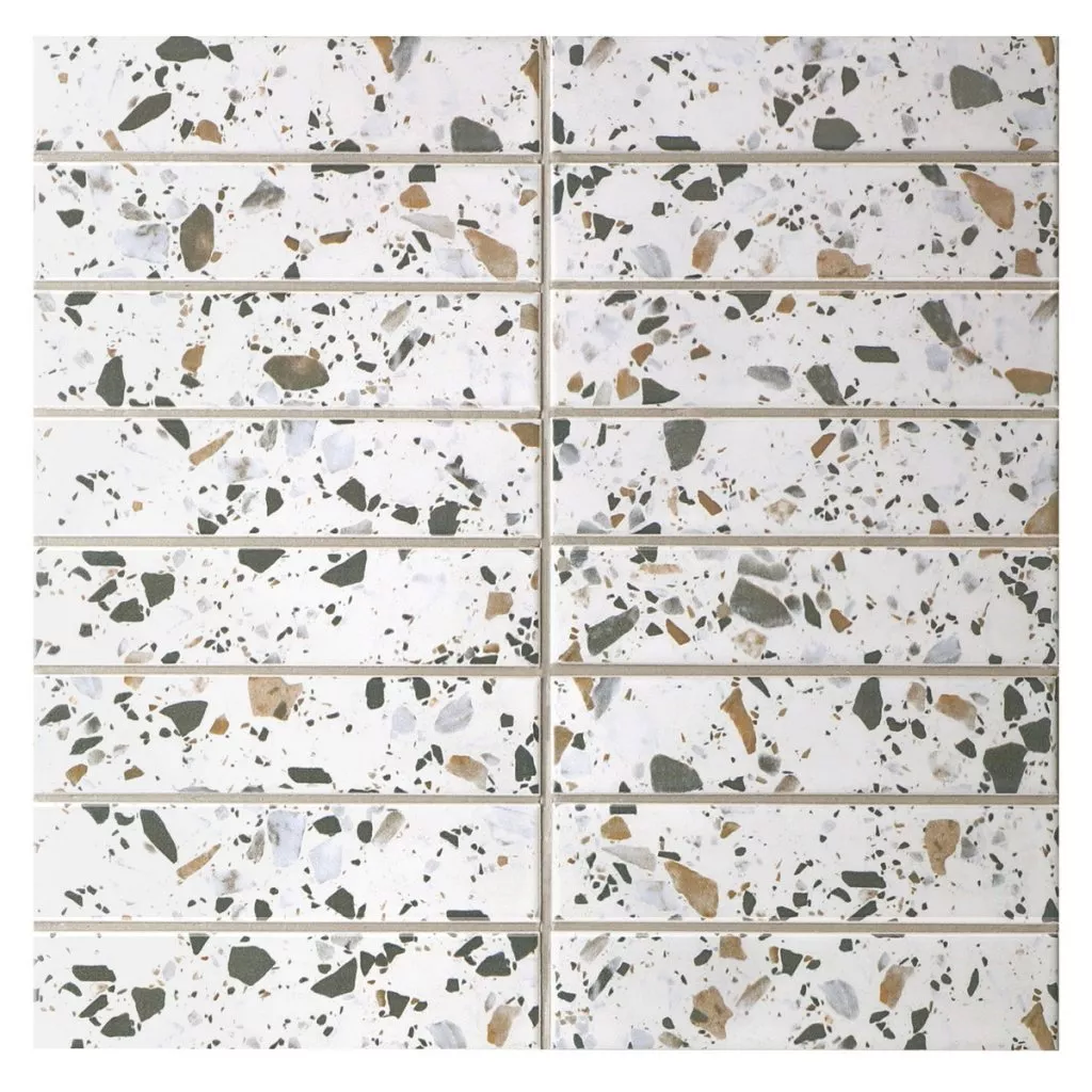 Мозаика Bonaparte Mosaics Terrazzo Color, 28x29.5, имитация терраццо, бежевая, матовая