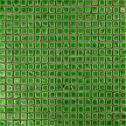 Мозаика Art & Natura Equilibrio 011, 30x30, под мозаику, зелёная, глянцевая