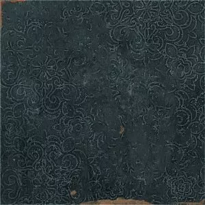 Декор Wow Mestizaje Zellige Decor Graphite, 12.5x12.5, моноколор, чёрный, глянцевый