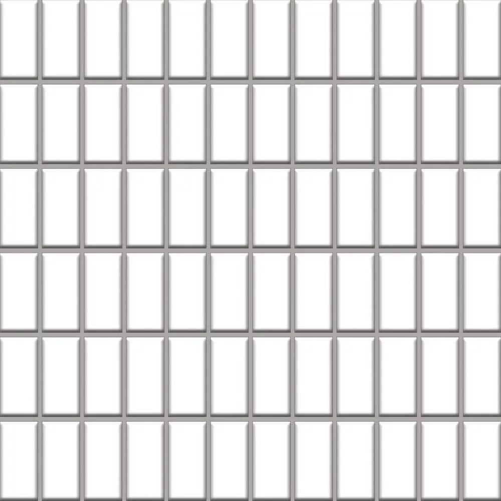 Мозаика Paradyz Albir Bianco Mozaika Prasowana K., 29.8x29.8, моноколор, белая, матовая