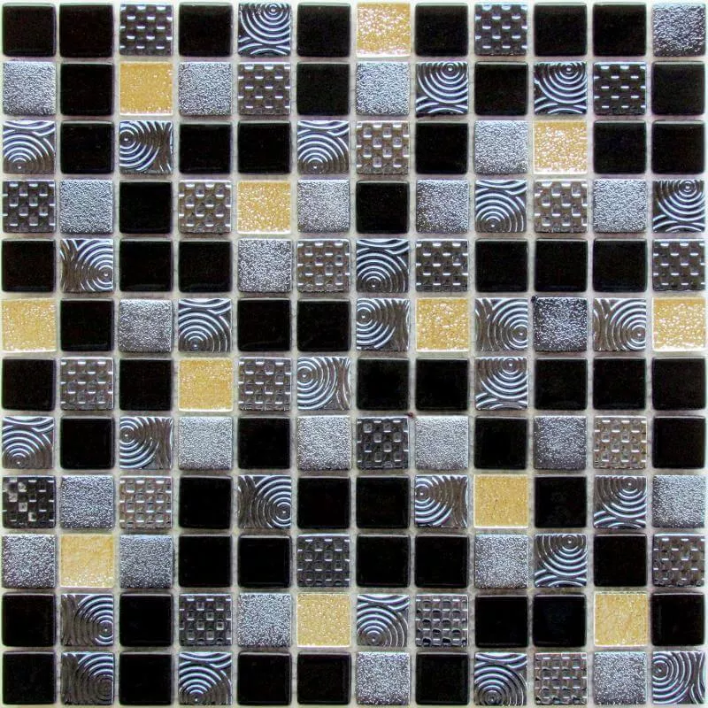 Мозаика Bonaparte Mosaics Domino, 30x30, моноколор, мультиколор, глянцевая