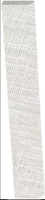 Плинтус Sant'Agostino Tailorart Battiscopa Light, 7.3x60, под текстиль, белый, матовый