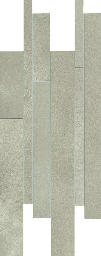 Декор Ergon Tr3nd Listelli Sfalsati Sand, 30x60, под мозаику, серый, матовый