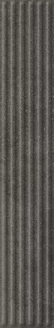 Керамогранит Paradyz Carrizo Basalt Elewacja Struktura Stripes Mix Mat, 6.6x40, под камень, серый, матовый