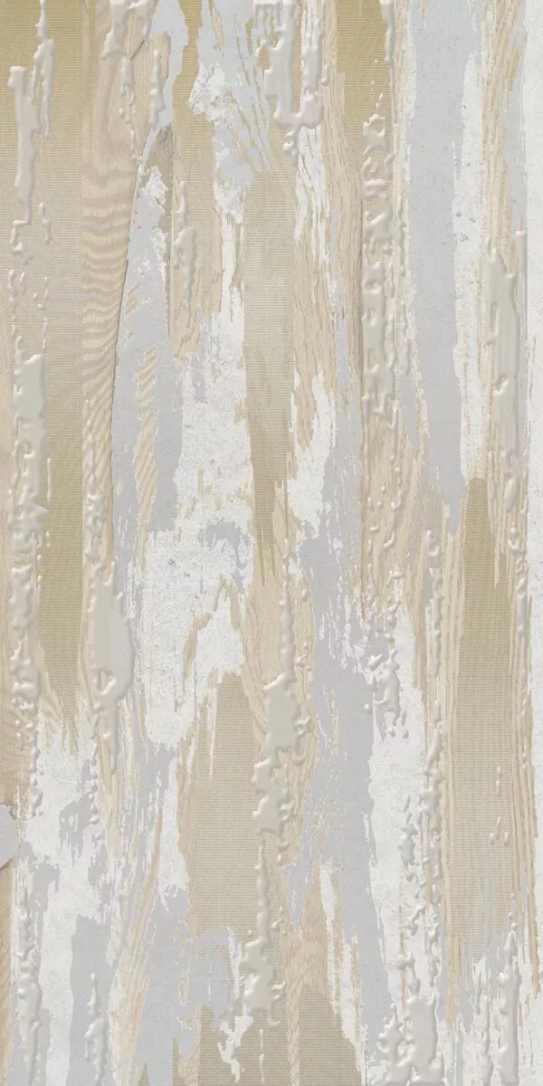 Декор Azori Grunge Vitri Art Light, 31.5x63, под дерево, бежевый, матовый