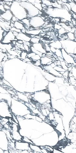 Керамогранит 41zero42 Pulp Blue Double Honed, 60x120, под мрамор, белый, матовый