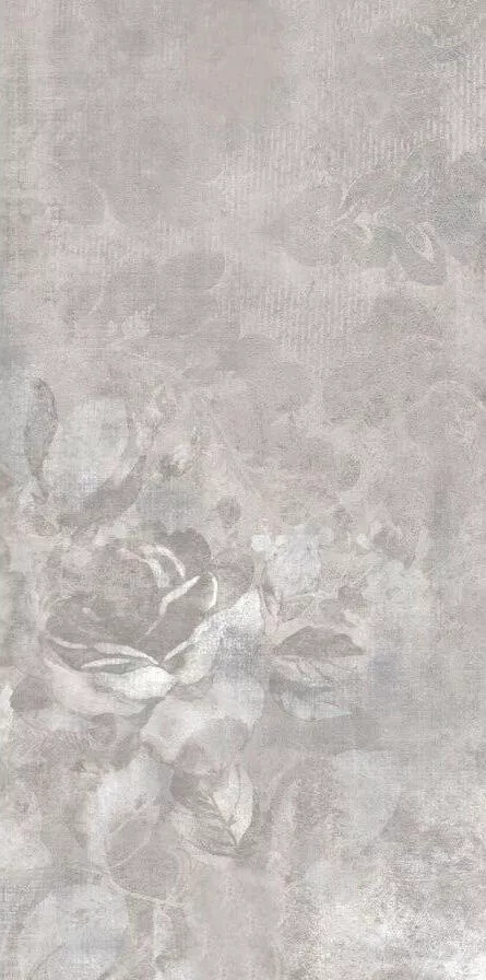 Керамогранит ABK Do Up Affresco Light Rett, 60x120, флора, серый, сатинированный