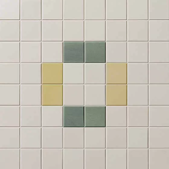 Керамогранит Wow Tesserae Play Two Frutti, 28x28, под мозаику, бежевый, противоскользящий