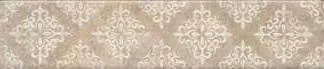 Декор Kerama Marazzi Брюссель 1 матовый, 6x28.5, под камень, бежевый, матовый