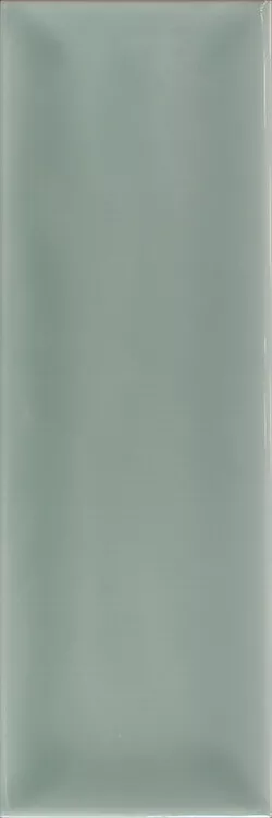 Настенная плитка Fabresa Aria Green, 10x30, под майолику, зелёная, глянцевая
