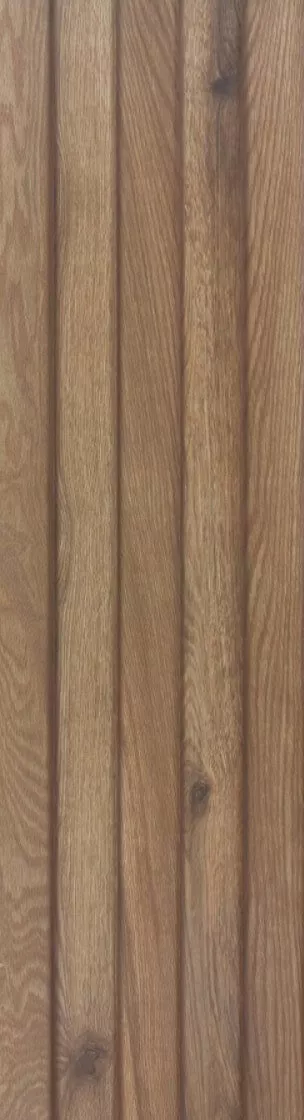 Декор Rako Base WR1V5434, 30x90, геометрия, коричневый, матовый