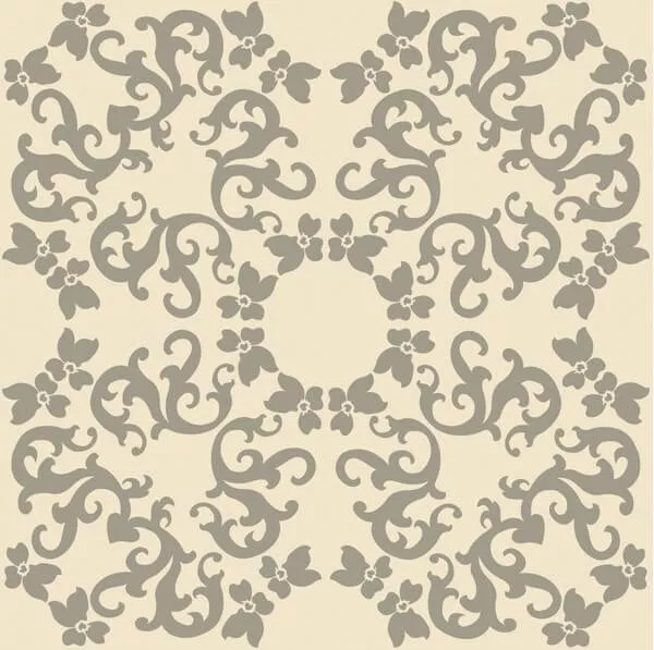 Настенная плитка Bardelli Marcel Wanders Iris 2 C9, 20x20, орнамент, бежевая, глянцевая