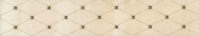 Бордюр Kerama Marazzi Летний сад Беж AD/B288/8260, 5.7x30, геометрия, бежевый, глянцевый
