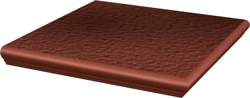 Клинкер Paradyz Cloud Rosa Kapinos Stopnica Narozna Duro, 33x33, под камень, коричневый, матовый