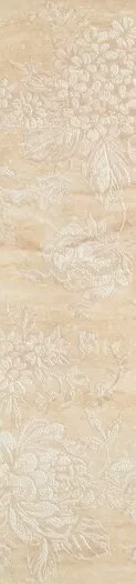 Бордюр Supergres Selection List. Rose Travertino, 9.5x40, под обои, бежевый, глянцевый