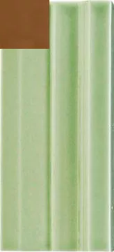 Бордюр Ceramica Grazia Listelli Toro Pepe, 5.5x13, моноколор, коричневый, глянцевый