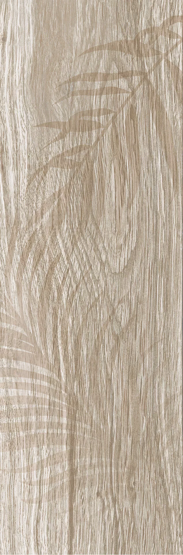 Декор LB-Ceramics Шэдоу Бежевый 6264-0006, 20x60, флора, бежевый, матовый