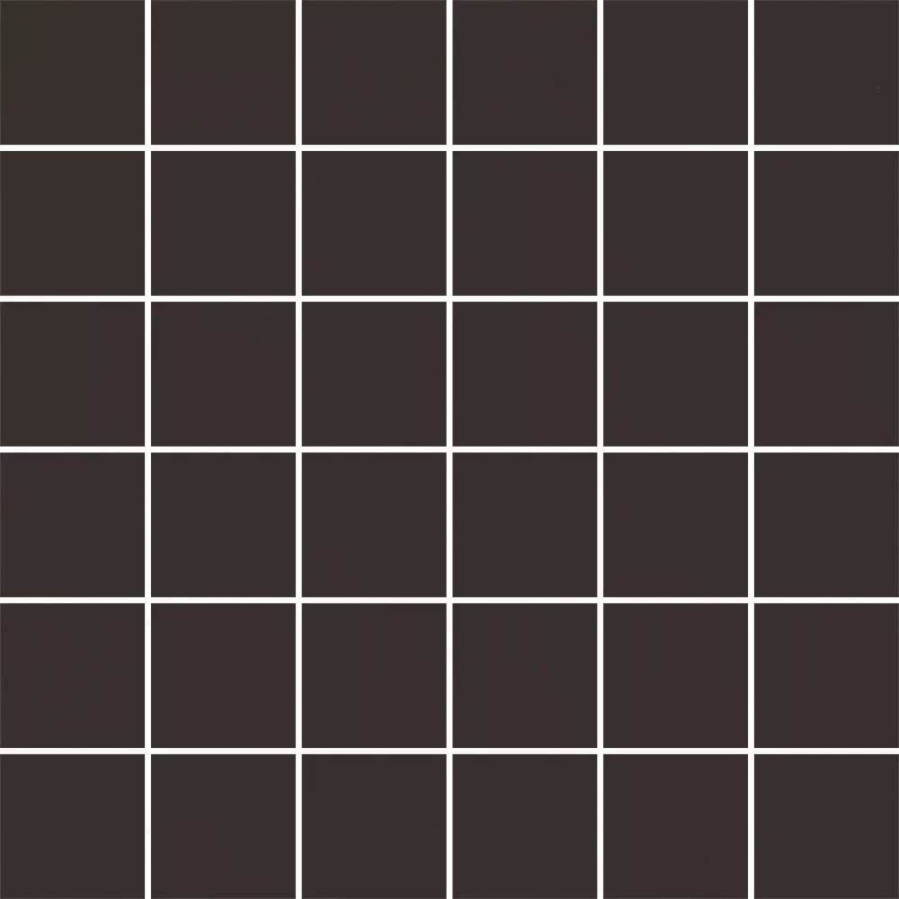 Мозаика Paradyz Modernizm Nero Mozaika Cieta, 29.8x29.8, моноколор, коричневая, матовая