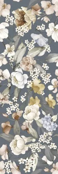 Настенная плитка APE Colorful Juliet Marine, 30x90, под обои, мультиколор, матовая