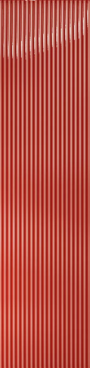 Настенная плитка Amadis Fine Tiles Stripes Coral Crackle, 6.5x26.1, кракелюр, розовая, глянцевая