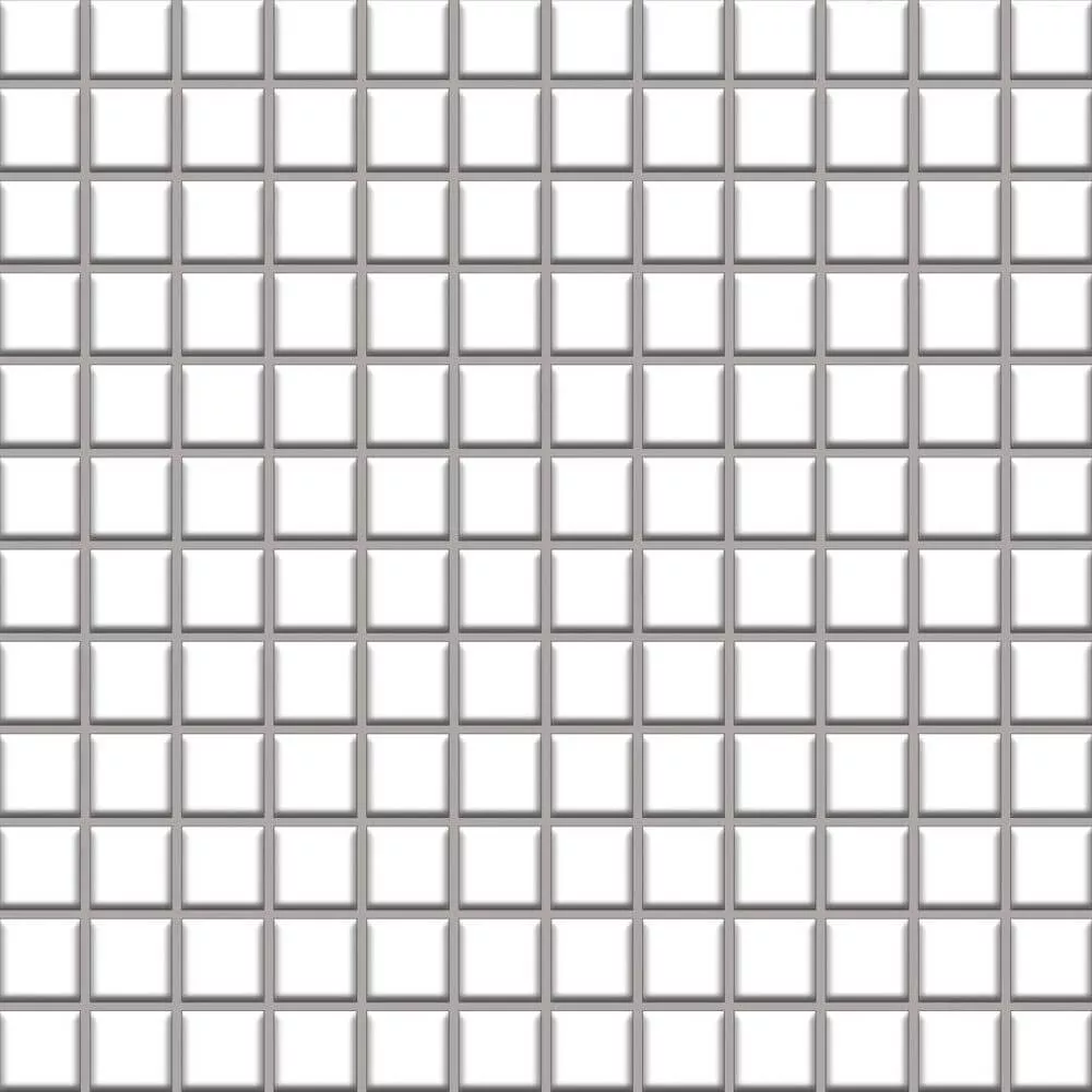 Мозаика Paradyz Albir Bianco Mozaika Prasowana K., 29.8x29.8, моноколор, белая, матовая