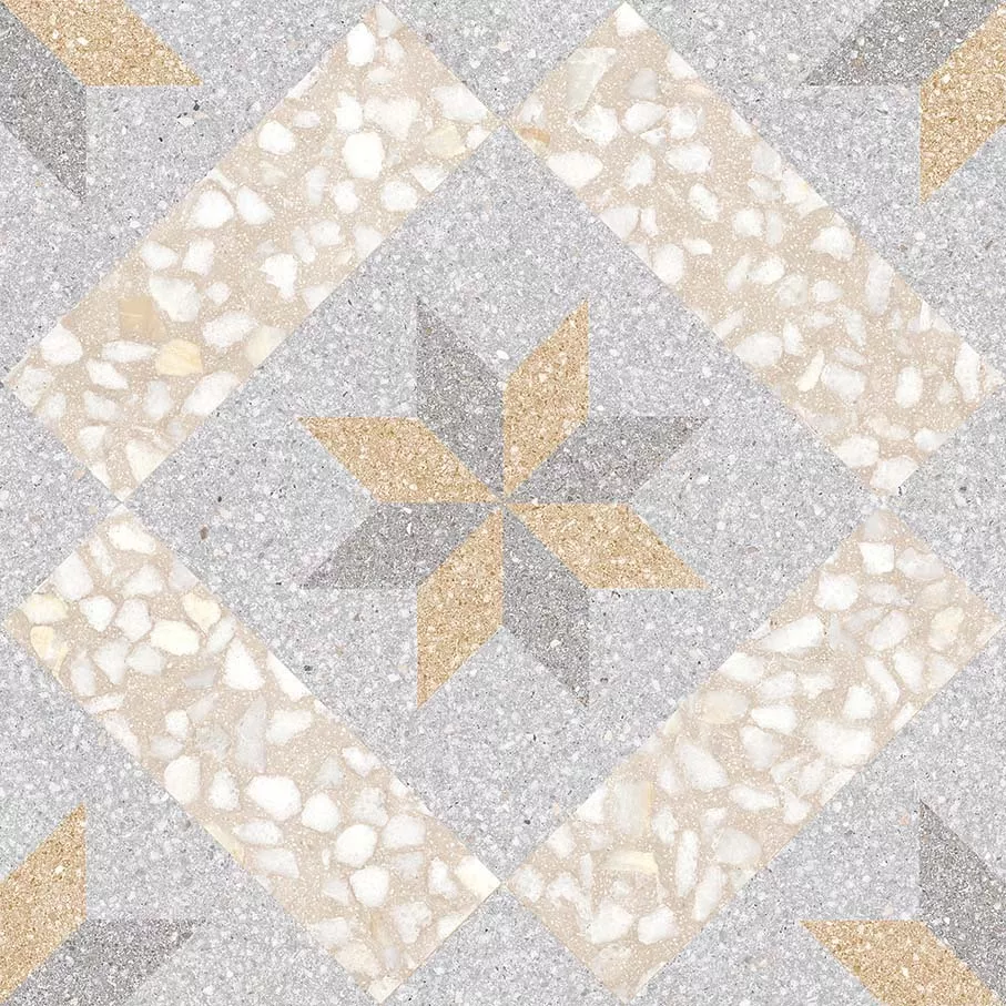 Керамогранит Vives Farnese Gadner Crema, 30x30, имитация терраццо, бежевый, матовый