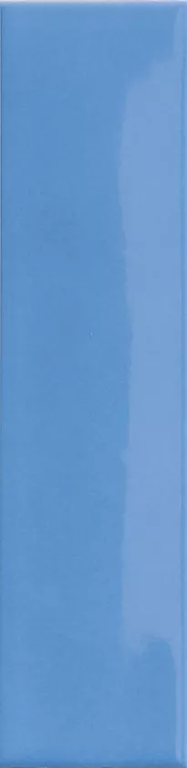 Настенная плитка 41zero42 Kappa Tuareg, 5x20, моноколор, голубая, глянцевая