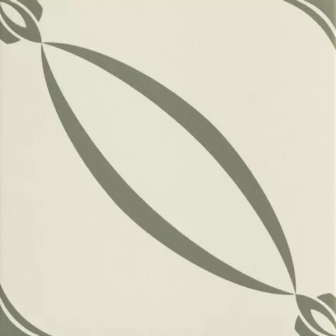 Керамогранит Ceramica Grazia Althaus Berlino Salvia, 20x20, орнамент, зелёный, матовый