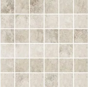 Мозаика Artifact of Cerim Aget White Mos 3D, 30x30, под камень, бежевая, матовая
