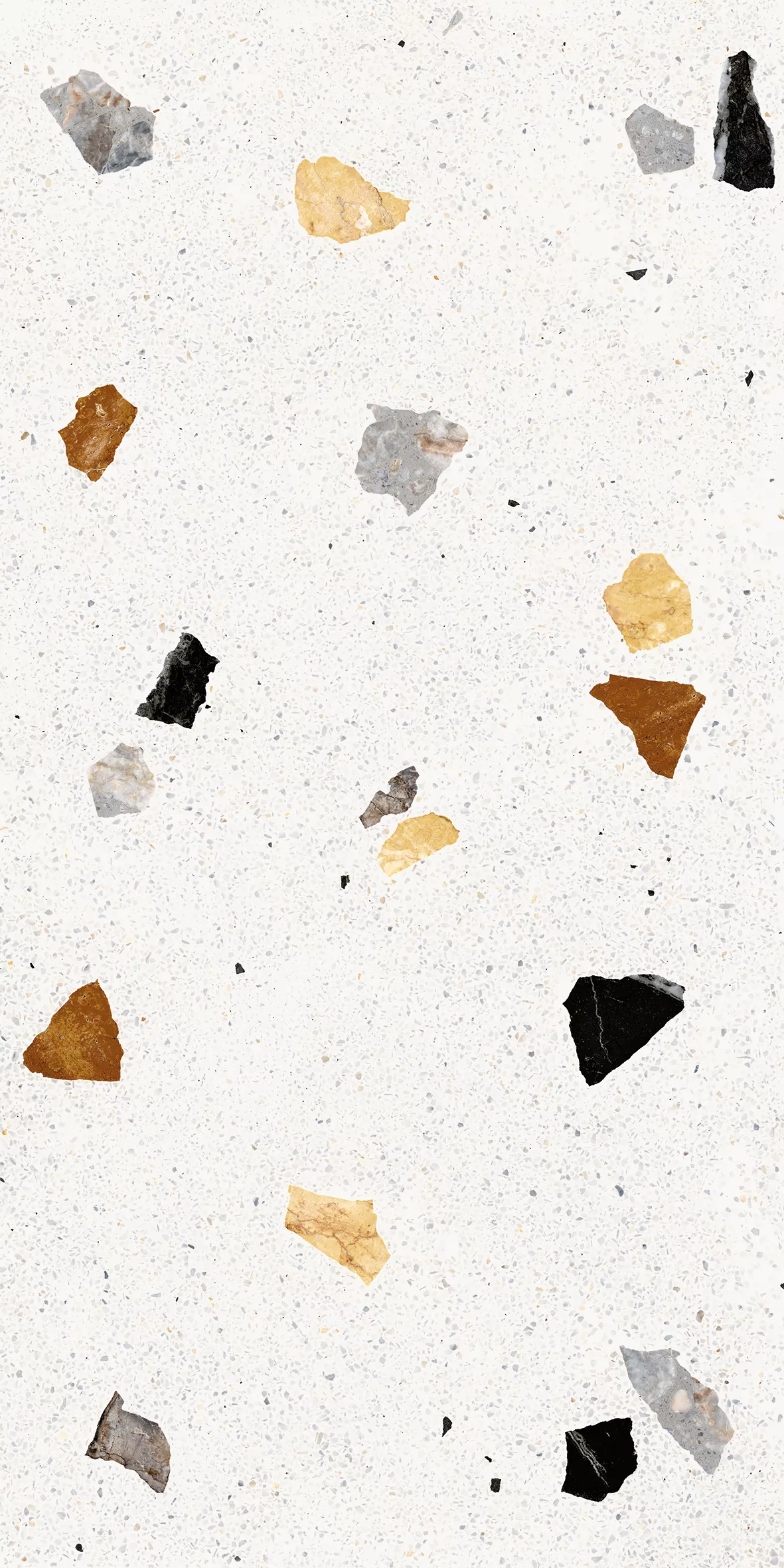 Керамогранит Coliseum Gres Palladio Уайт Рет, 60x120, имитация терраццо, белый, матовый