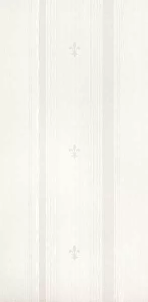 Настенная плитка Piemme Boiserie Giglio Argento, 30x60.2, под обои, белая, матовая