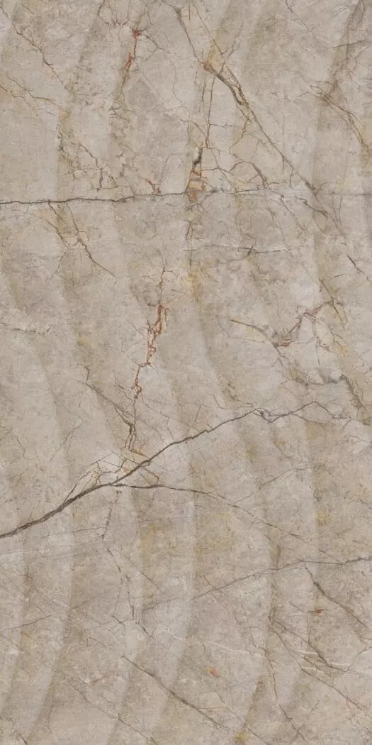 Декор Dogma Crema Capuccino Wave Shine Rettificato, 30x60, под камень, бежевый, глянцевый